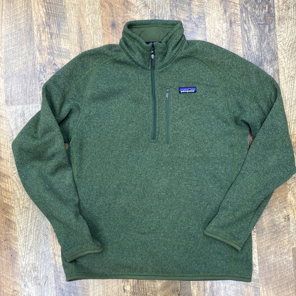 Mens Patagonia better sweater green adorable!! Size medium